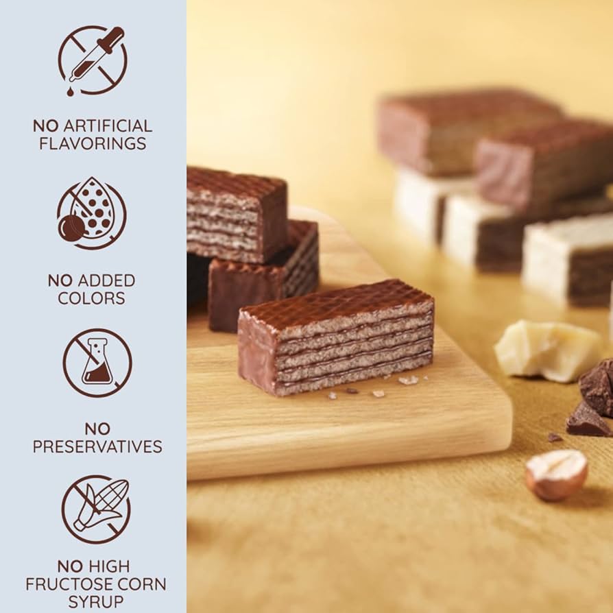 Loacker Gardena Coconut - Premium Milk Chocolate Covered Crispy Wafer Snack Bars with Coconut Cream Filling - 38g