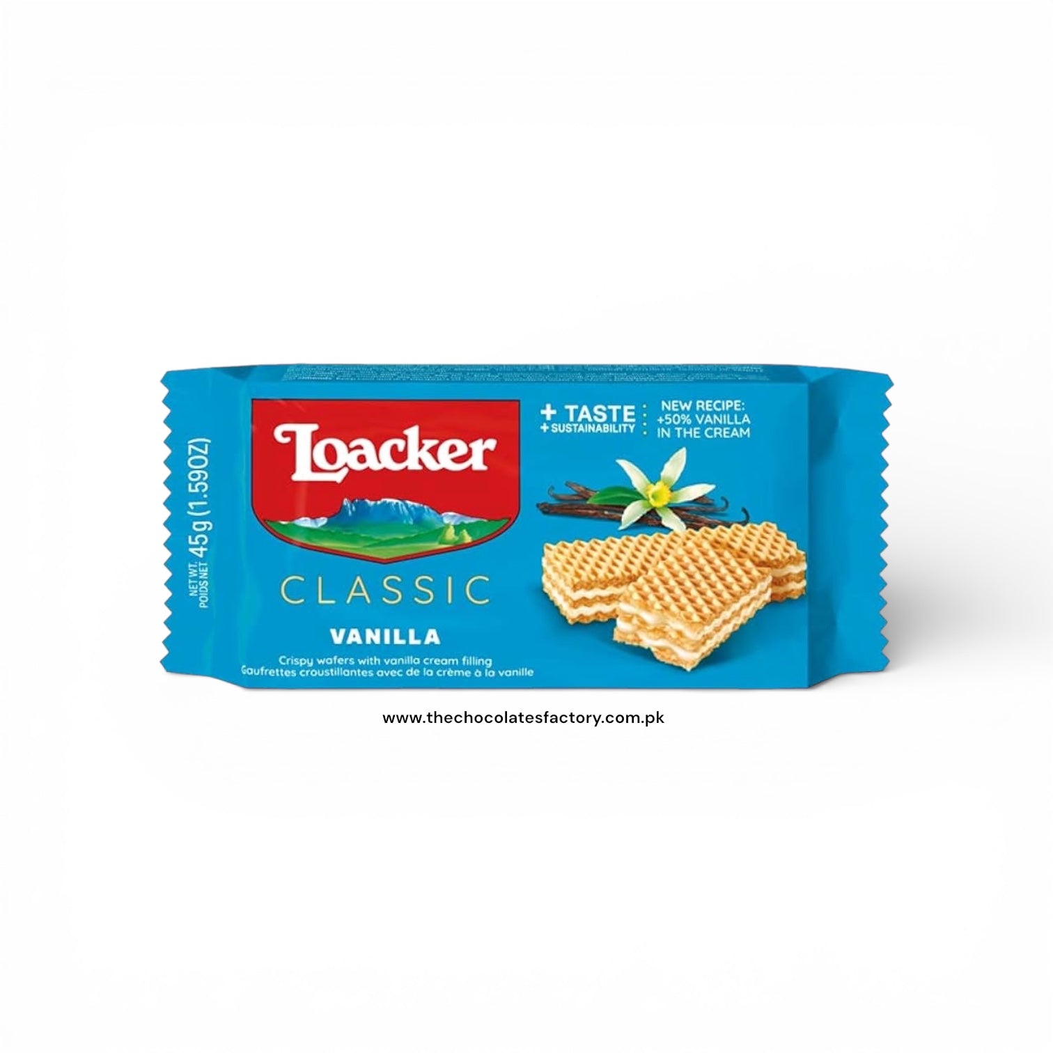 Loacker Vanilla Wafers 45gm