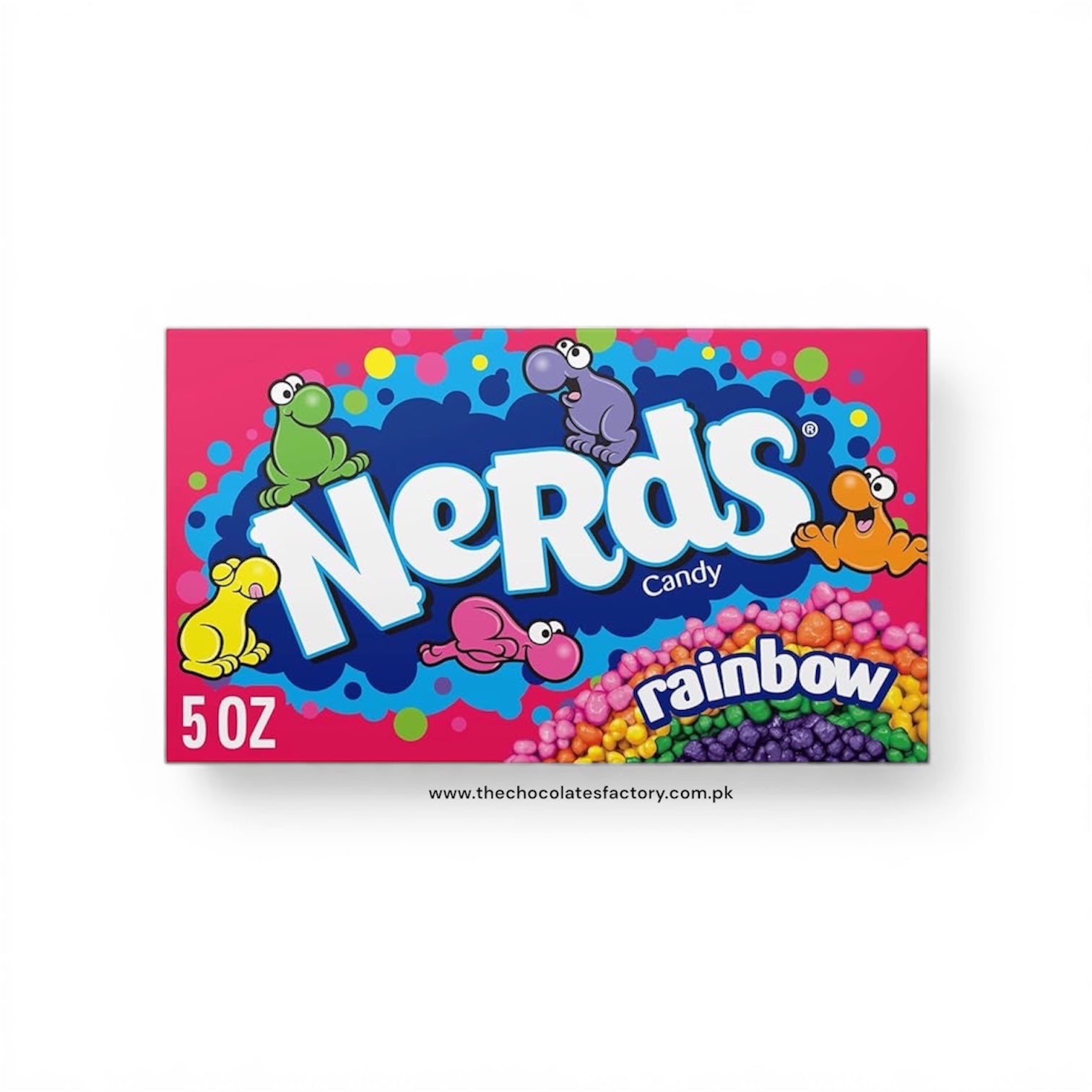Nerds Wonka Rainbow Nerds Candy, 141 Grams, Mixed Fruit