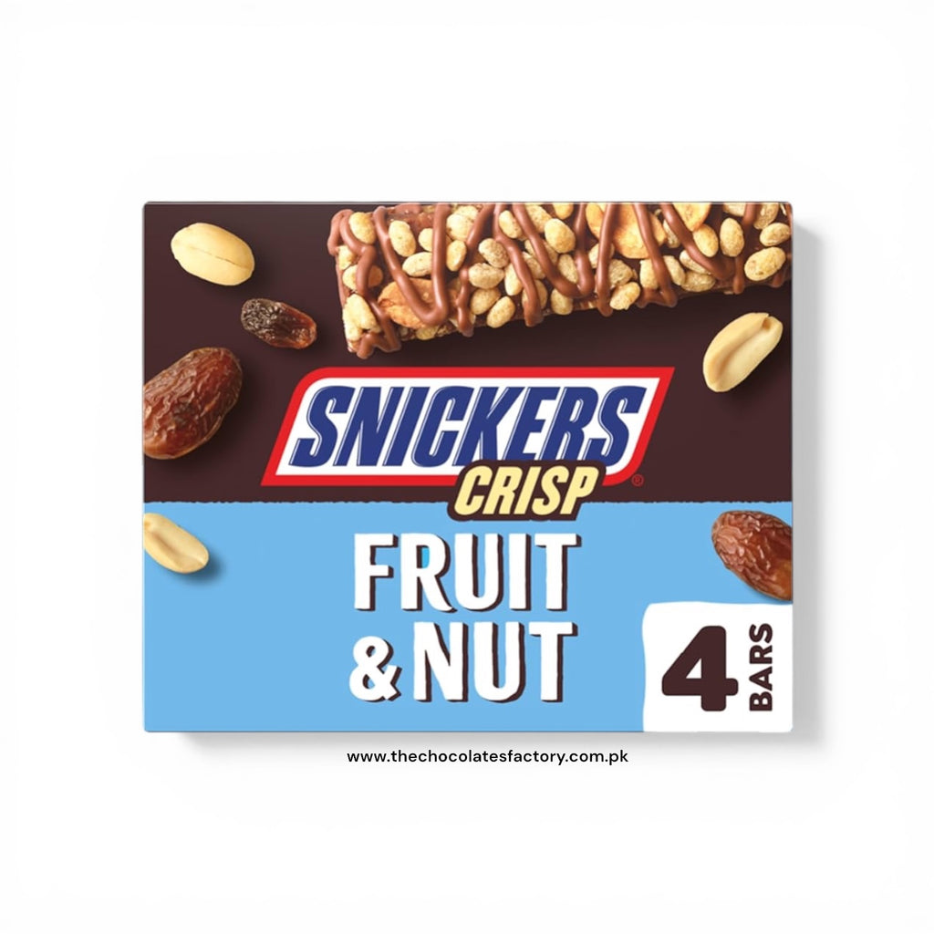 Snickers Crisp Fruit & Nut Chocolate 4X32GM