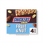Snickers Crisp Fruit & Nut Chocolate 4X32GM