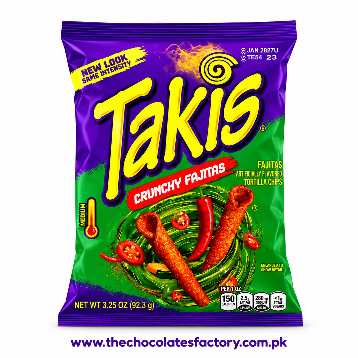 Takis Crunchy Fajitas Artificially Flavoured Tortilla Chips 92.3 gm