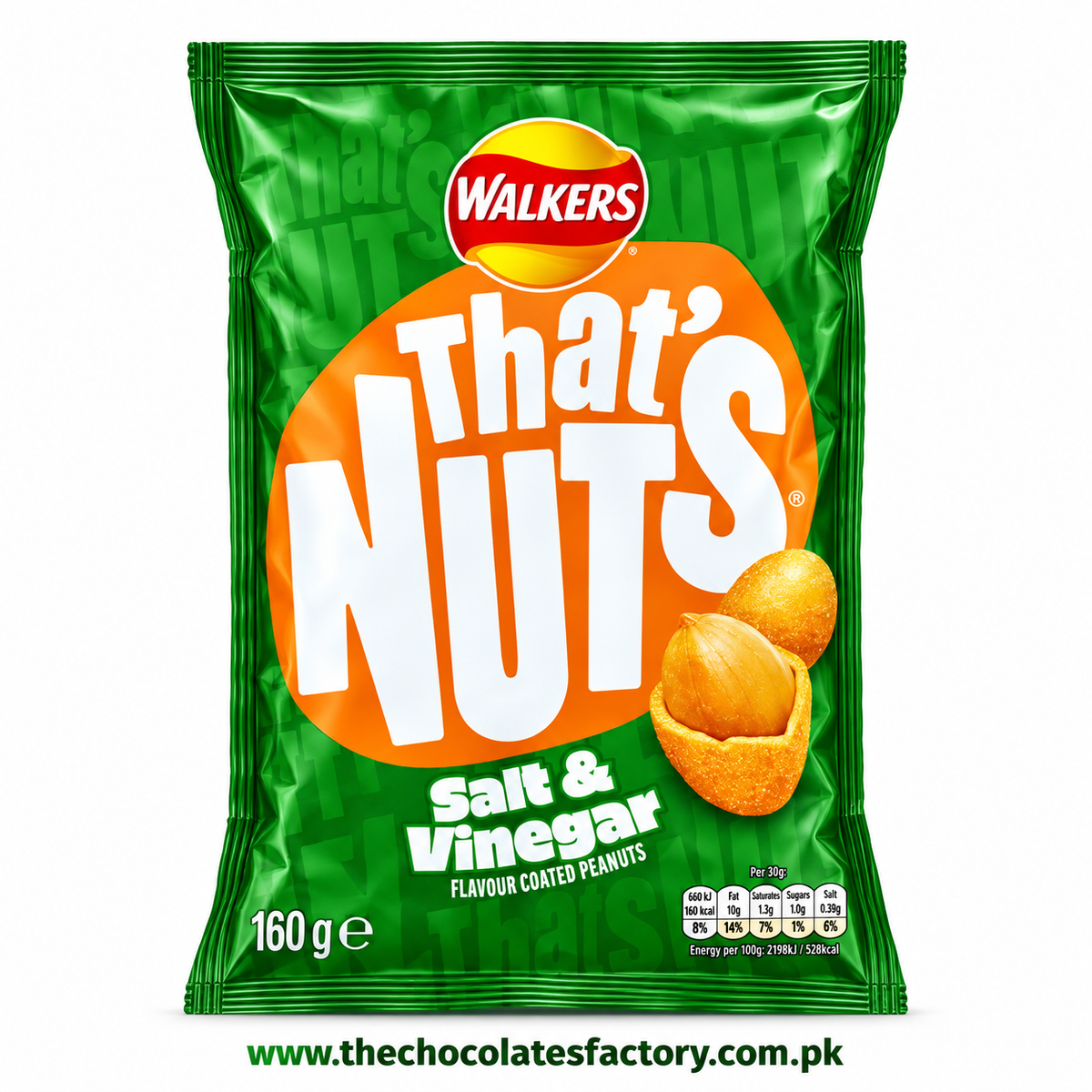 That’s Nuts Walkers Salt & Vinegar Coated Peanuts  160g