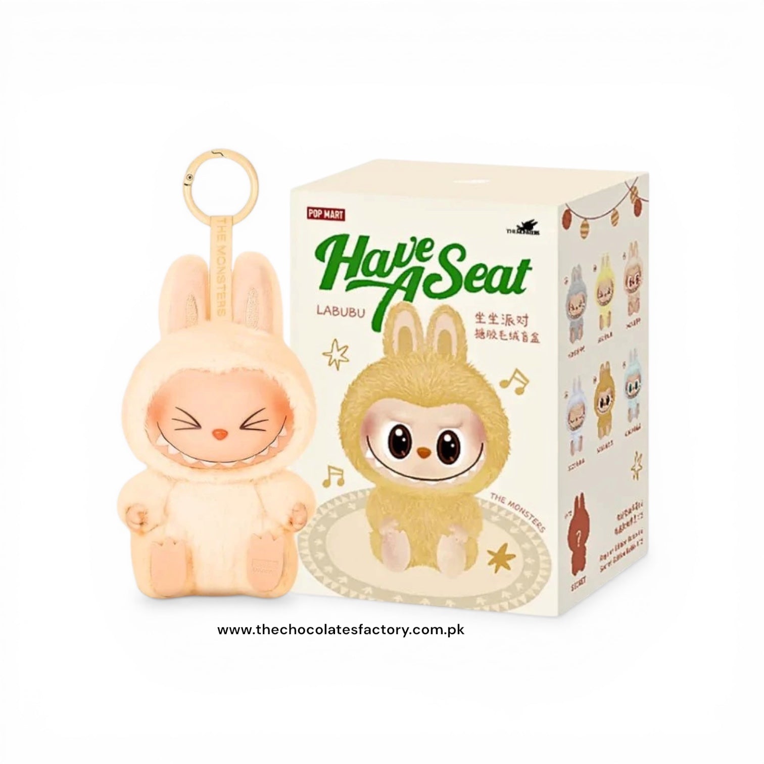 Labubu Have a Seat Monster Plush Keychain Blind Box (Random Character) - 1 PC