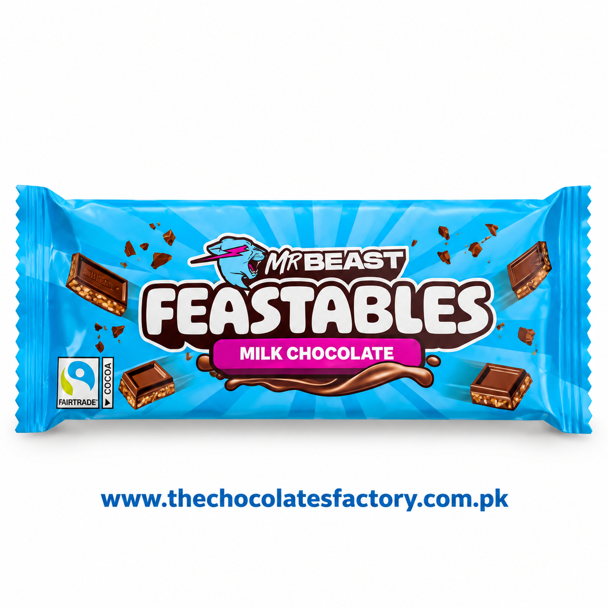 Mr Beast Feastables Milk chocolate 60gm (Melted)