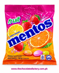 Mintos Fruit Chewy Dragees – 135g Strawberry, Orange & Lemon