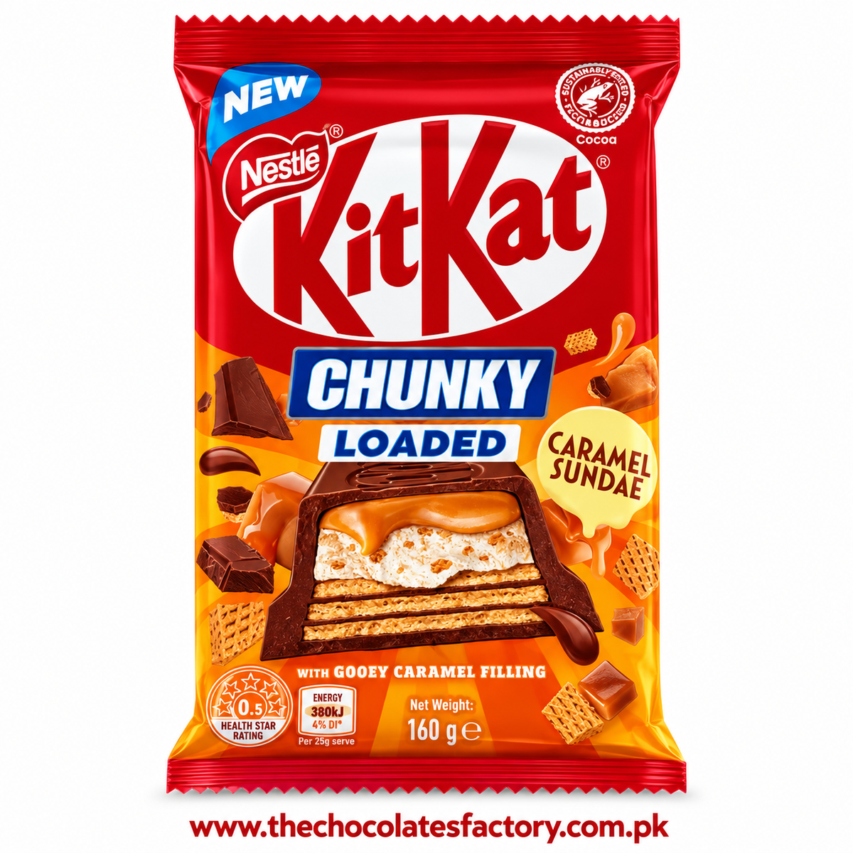 Kitkat Chunky Loaded Caramel Sundae 160g