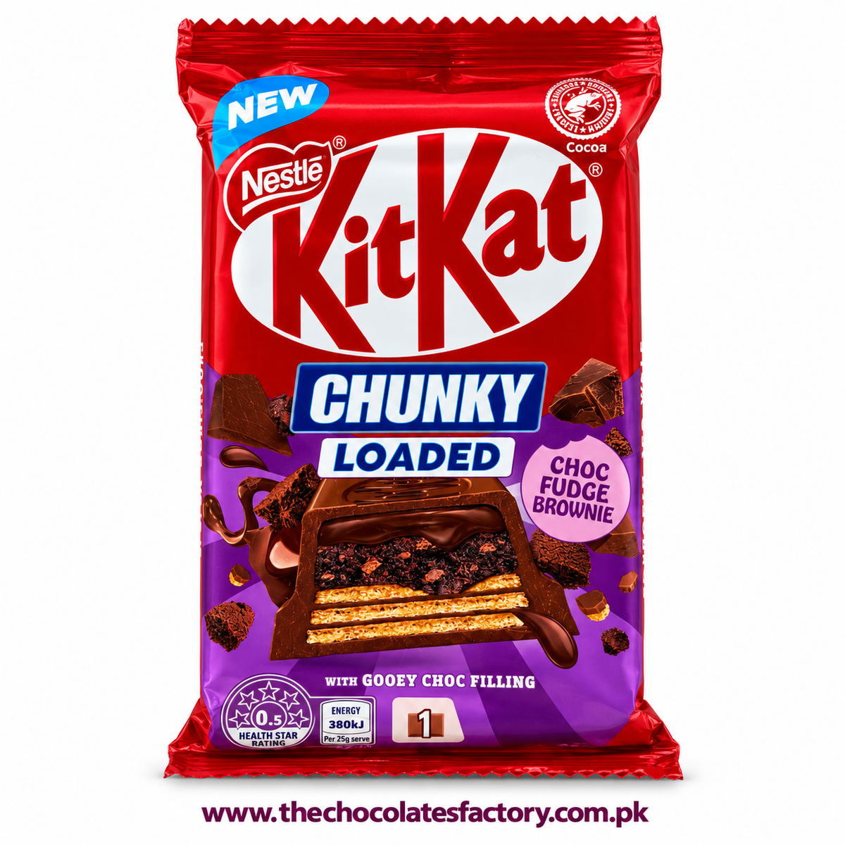 Kitkat Chunky Loaded Choc Fudge Brownie 160g