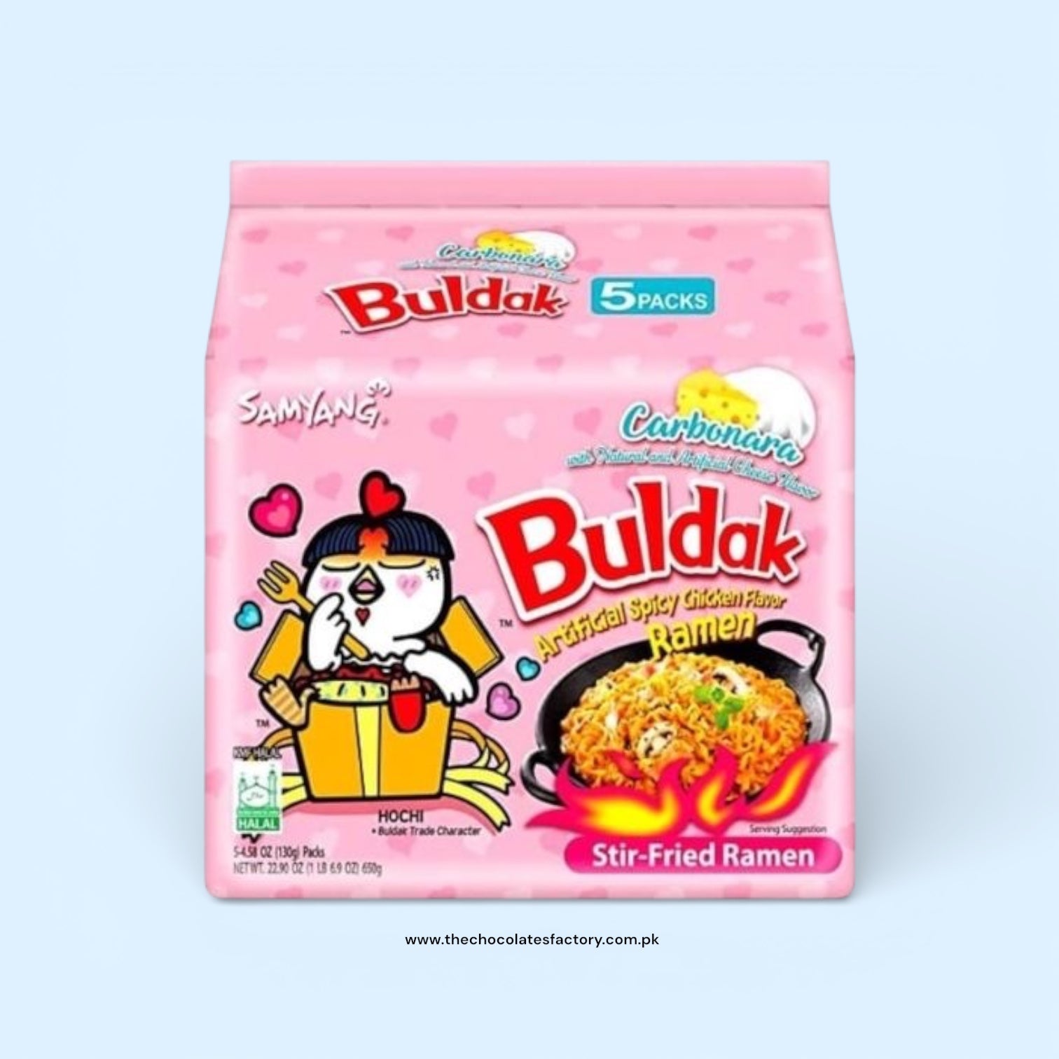 Samyang Blurak Carbonara Pink Pack of 5
