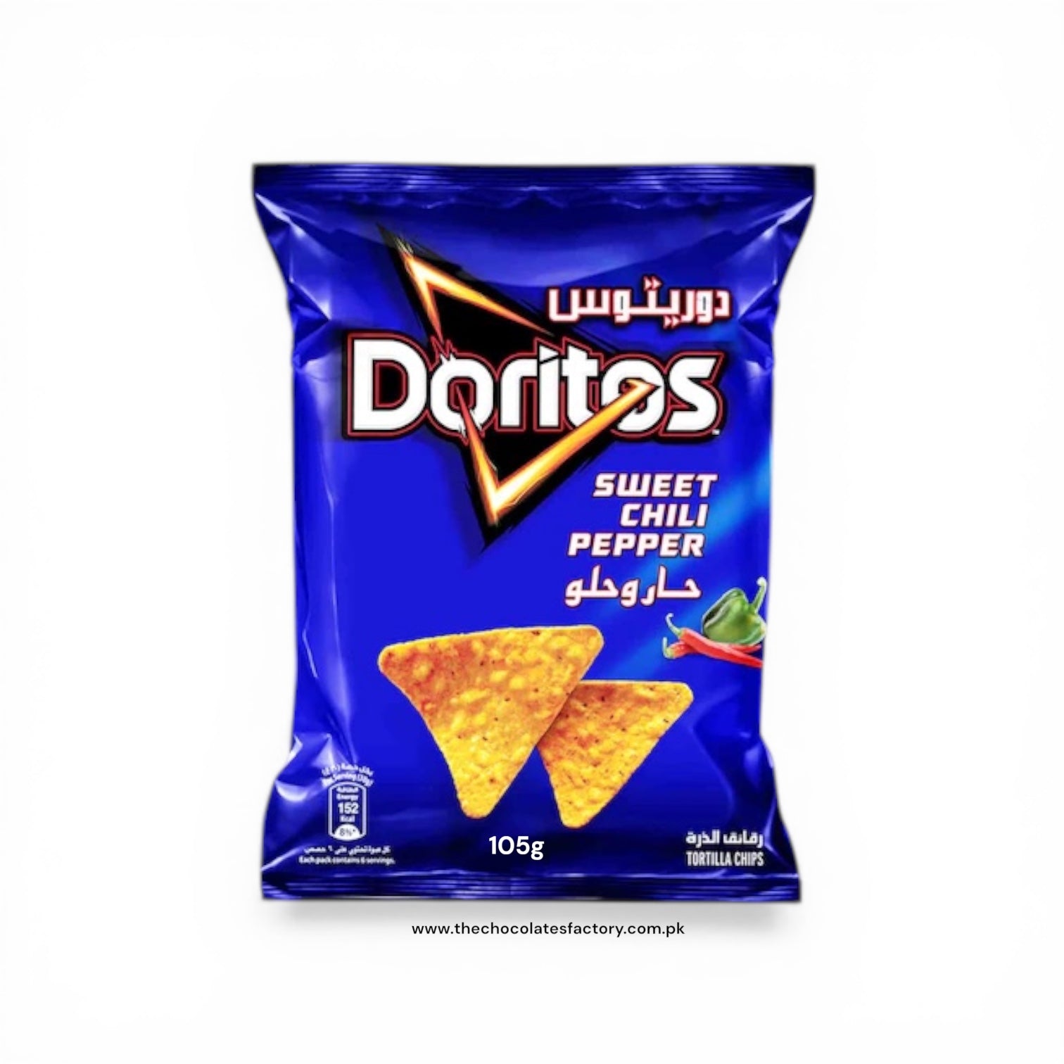 Doritos Sweet Chili Pepper Tortilla Chips 105gm - ( BROKEN)