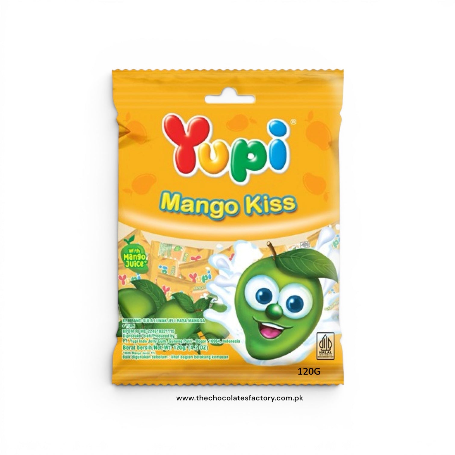 Yupi Mango Kiss Bag 120gr