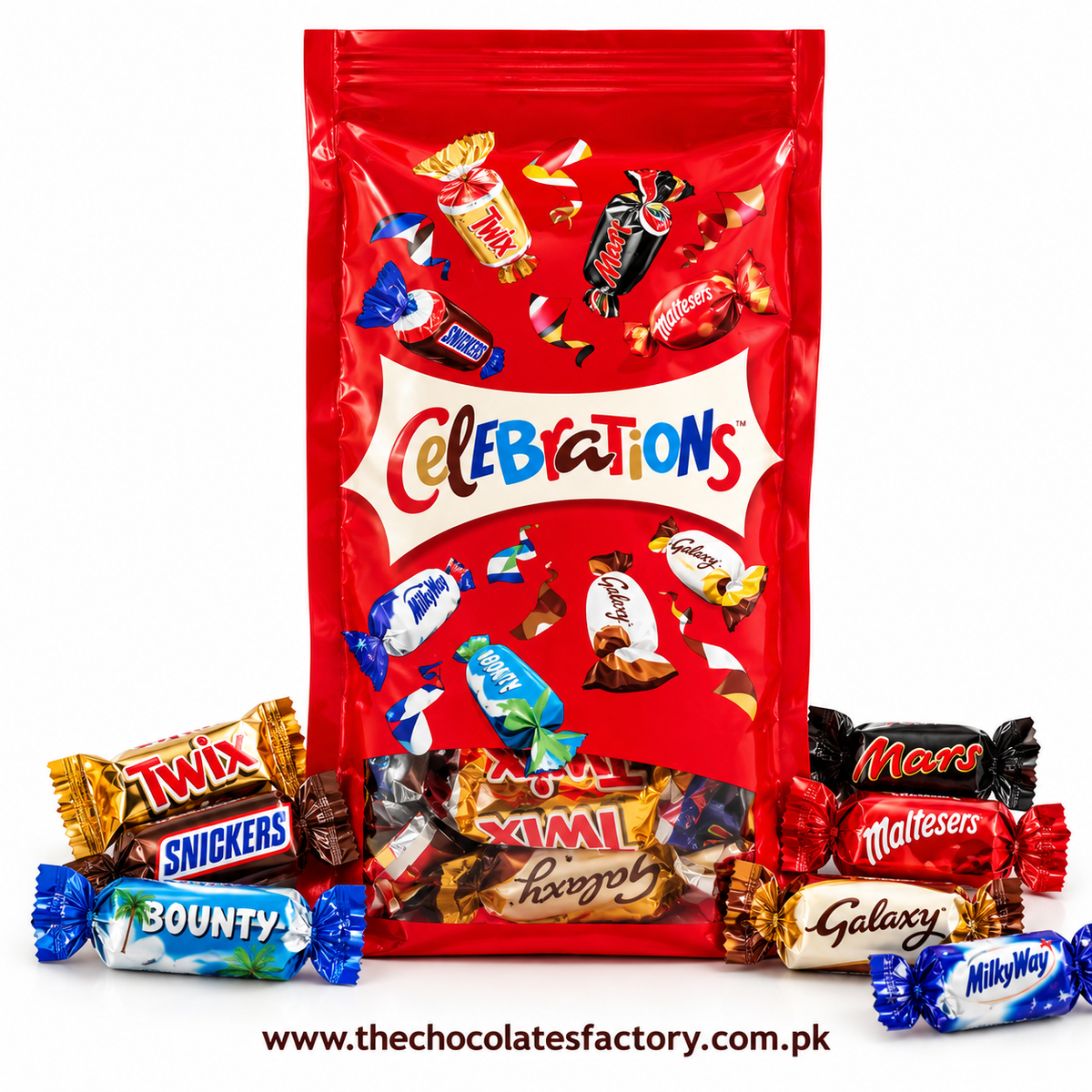 Celebrations Chocolate Pouch 196gm
