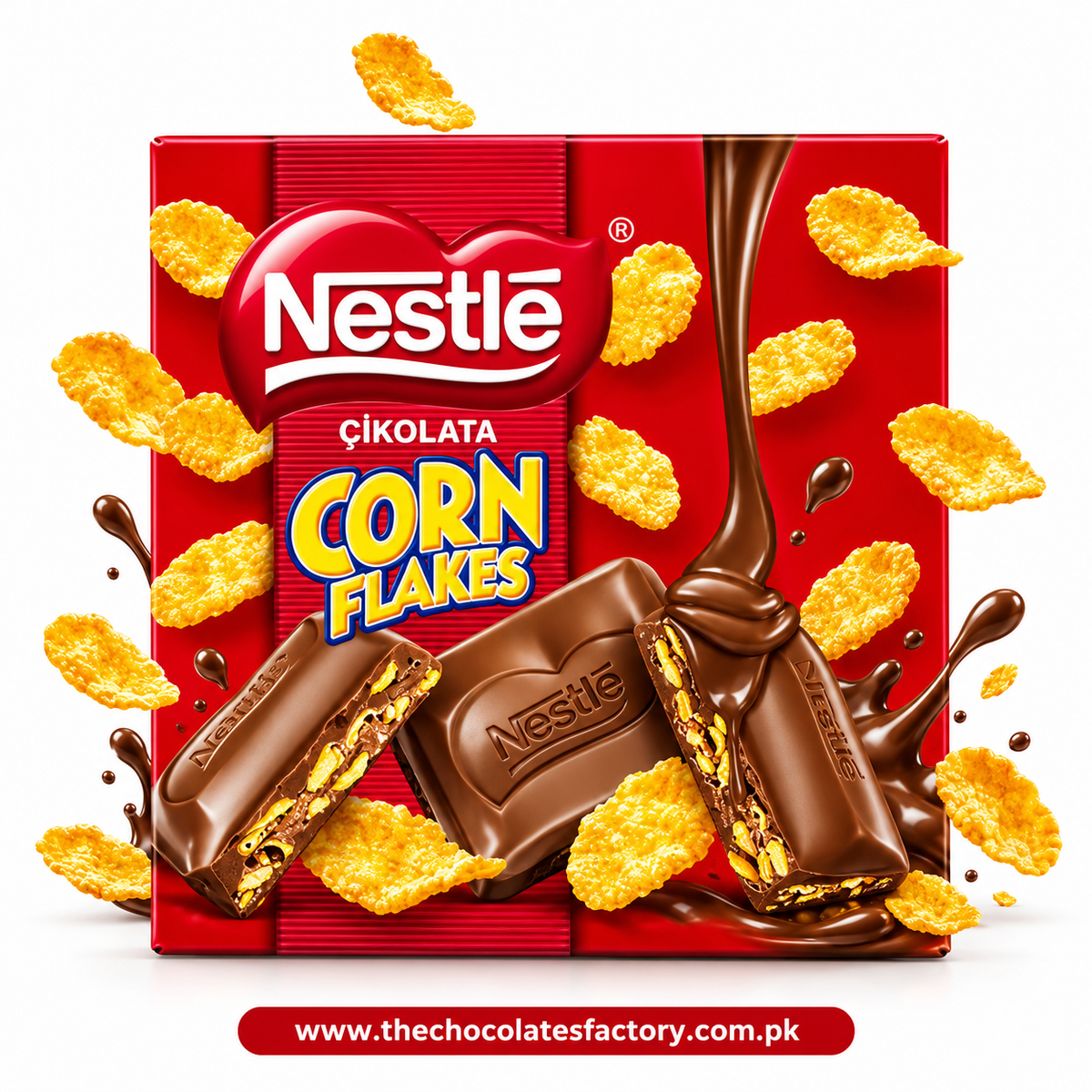 Nestlé Chocolate with Corn Flakes – 60 g