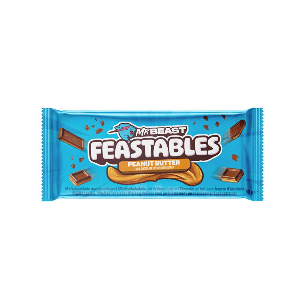 Feastables Mr Beast Peanut Butter Beurre Chocolate 60g