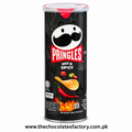 Pringles Hot & Spicy Potato Crisps 102g