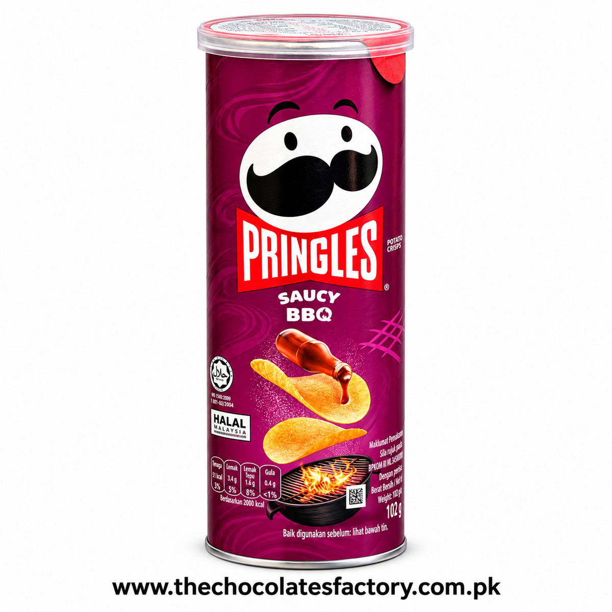Pringles Saucy BBQ 102g