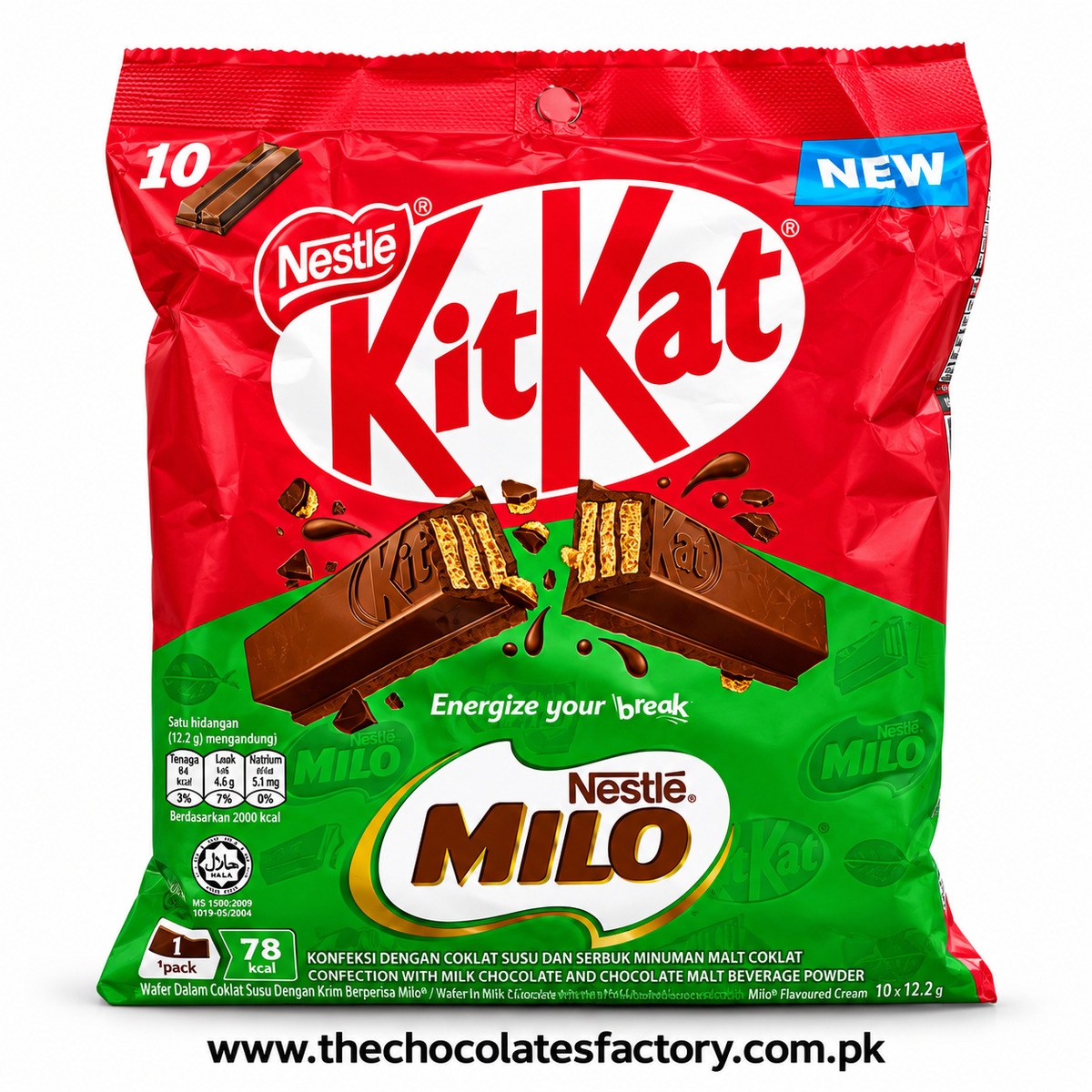 KITKAT MILO SHARE BAG 145G