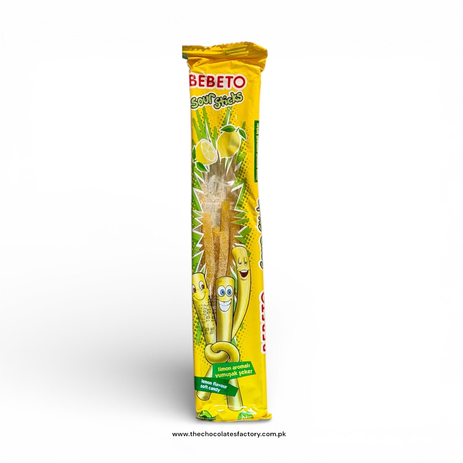Bebeto Sour Sticks Lemon Flavour 35g
