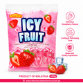ICY Fruit Strawberry Flavoured Candy 100g
