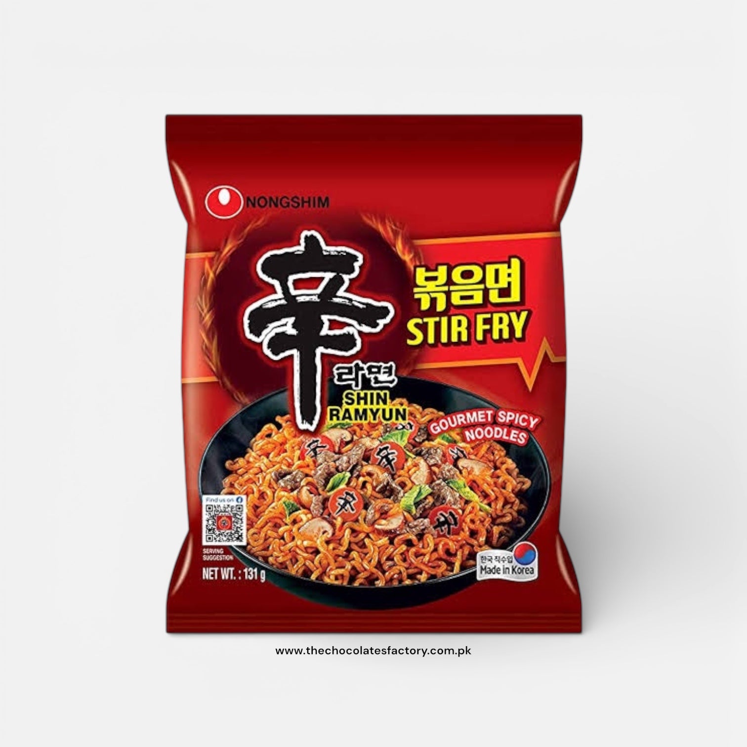Nongshim Instant Noodles Stir Fry Shin Ramuyn Gourmet Spicy 131g
