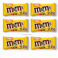 M&M's Peanut Bilingual Candy, 45g X6
