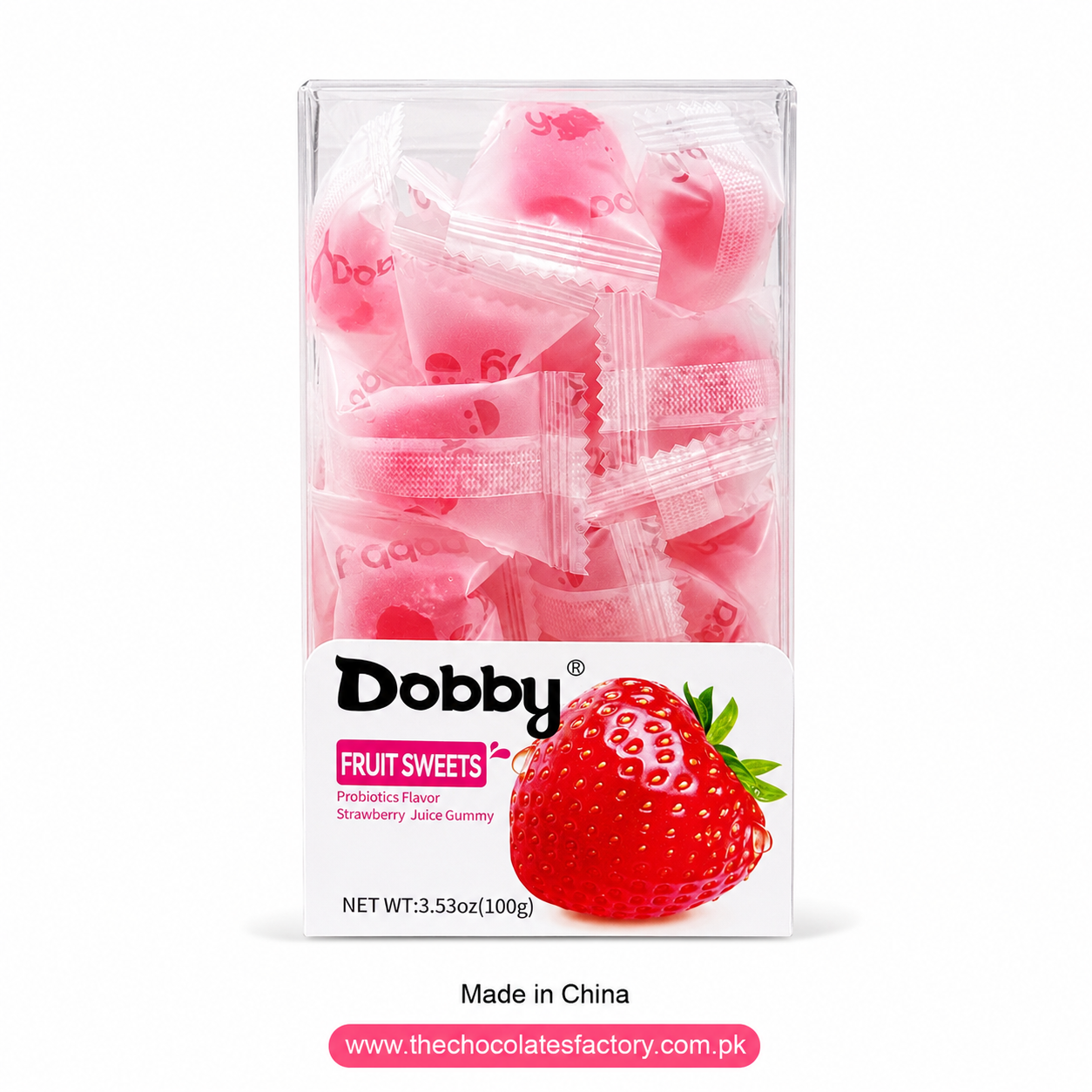 Dobby Fruit Sweet Probiotics Flavor
Strawberry Juice Gummy 110g