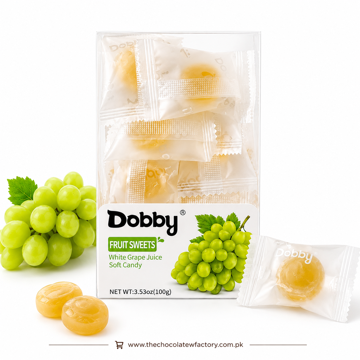 Dobby Fruit Sweets white grape juice candy 110g