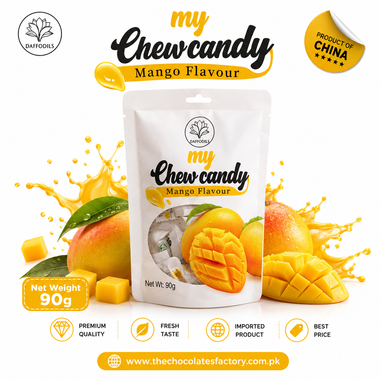 My Chew Candy Mango Flavour – 90g