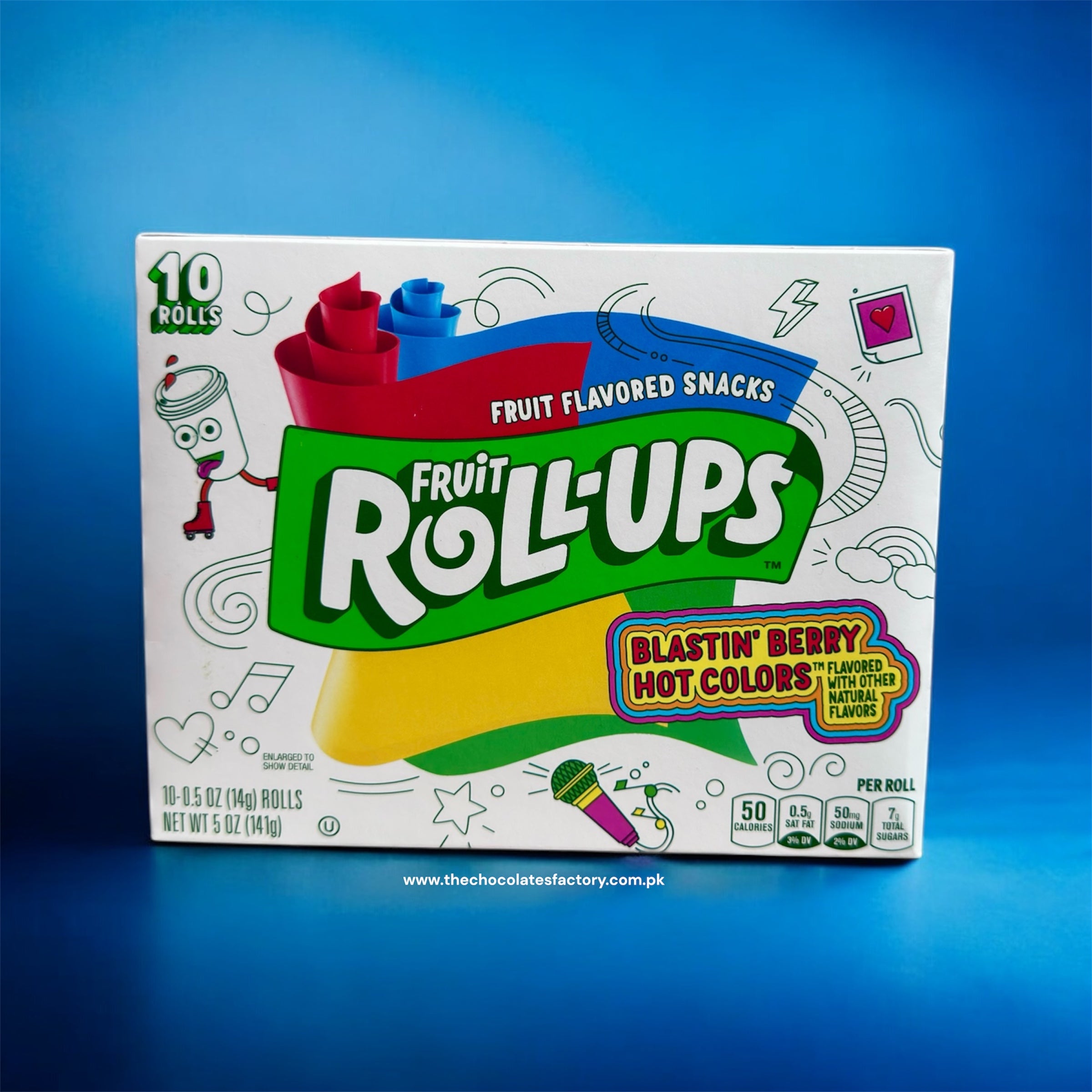 FRUIT ROLL-UPS BLASTIN’ BERRY 141gm