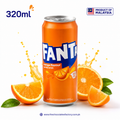 Fanta Orange Soft Drink 320ml (Malaysia)