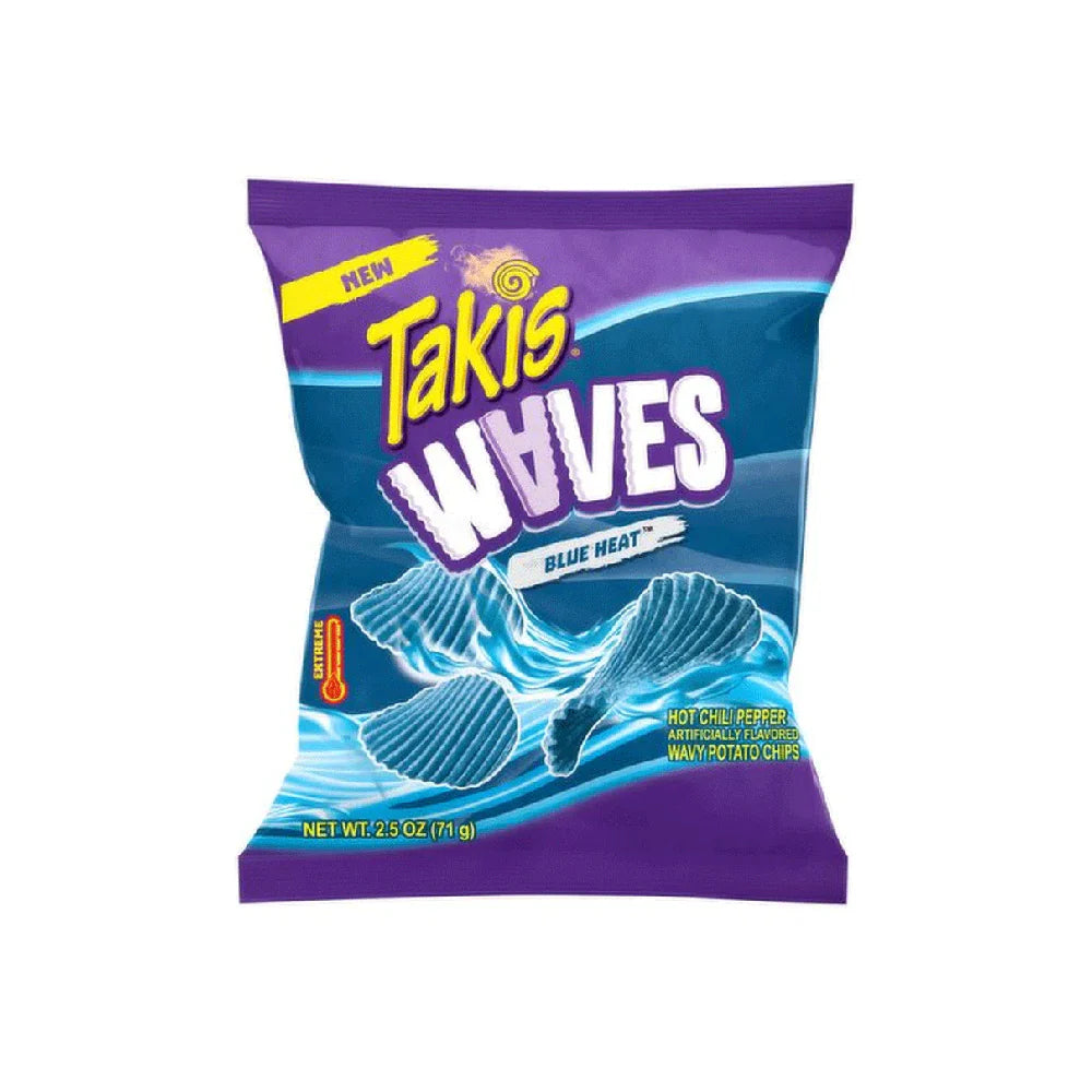 Takis - Waves Blue Heat Potato Chips (71g)