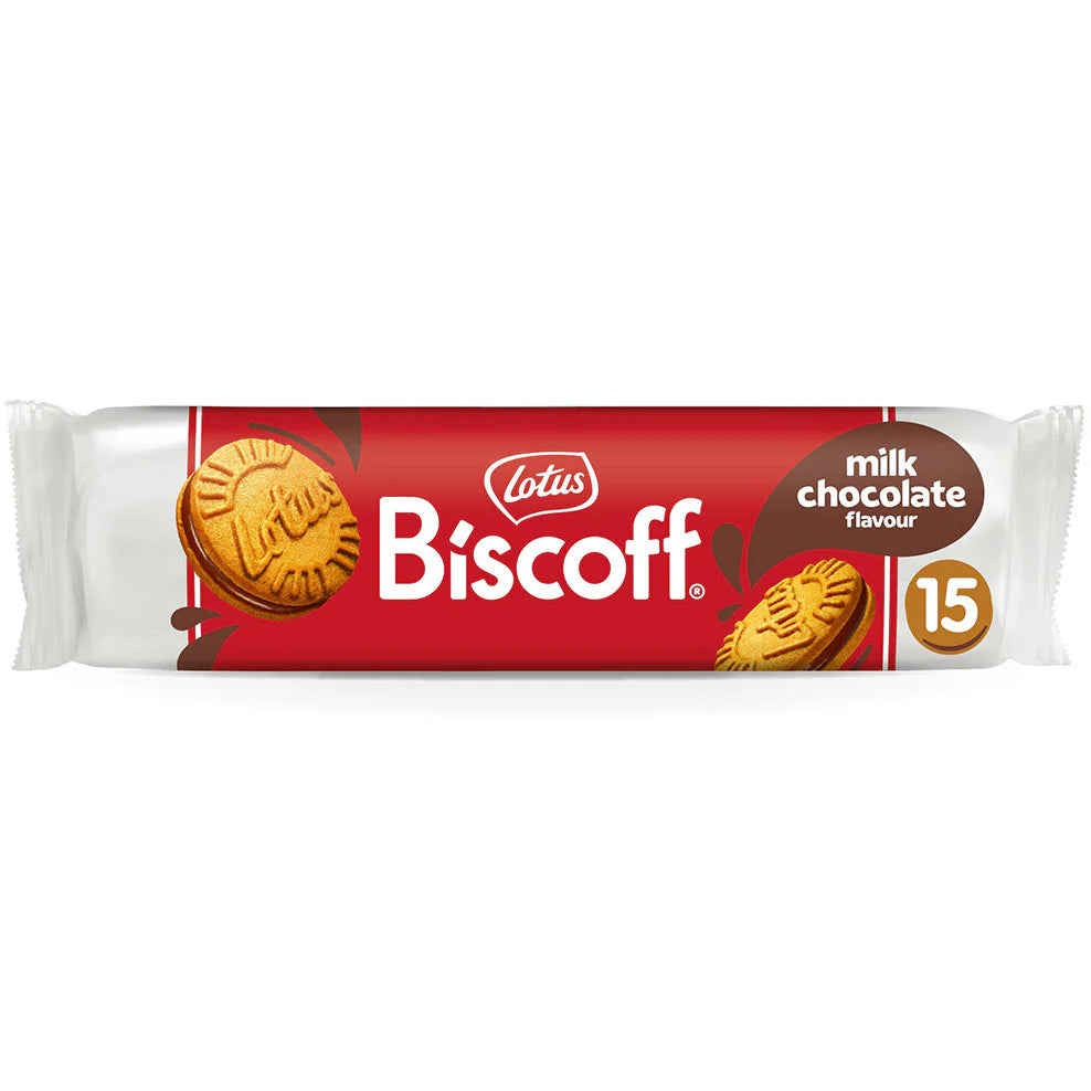 LOTUS BISCOFF BISCUIT MILK CHOCOLATE ROLL 150GM