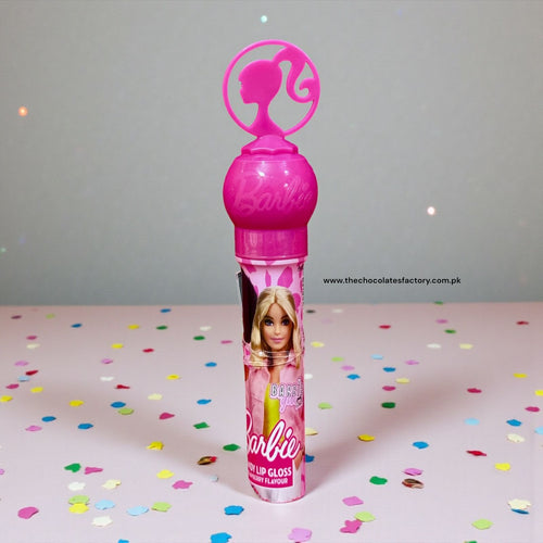 BARBIE LIP GLOSS CANDY STRAWBERRY FLAVOUR ( 4 CHARACTER )