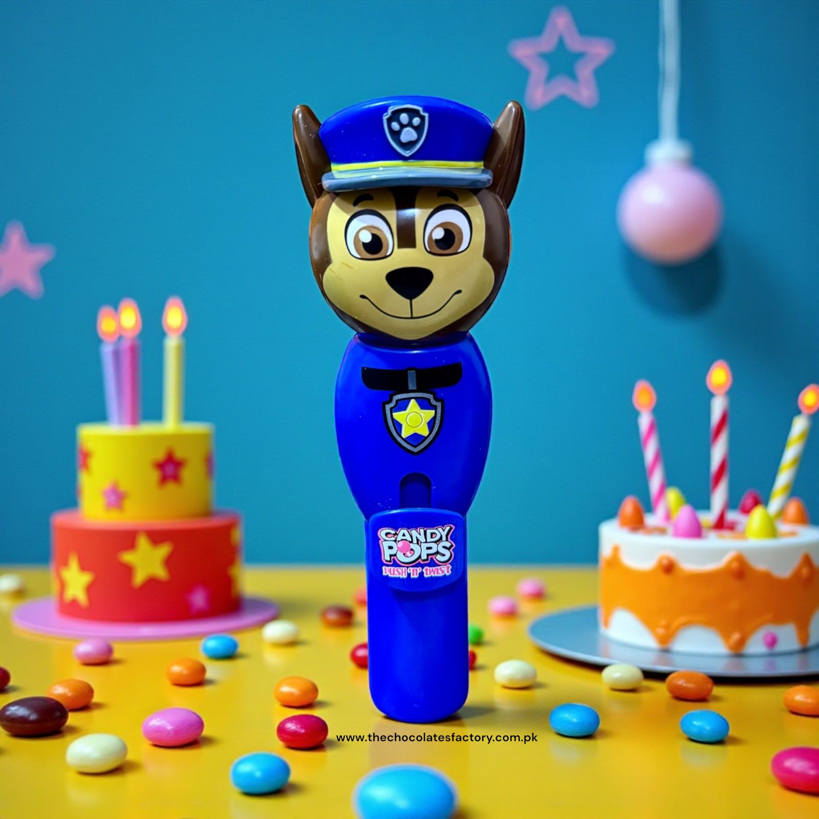 Paw Patrol Push N Twist Candy Pop ( 3 CHARACTER )